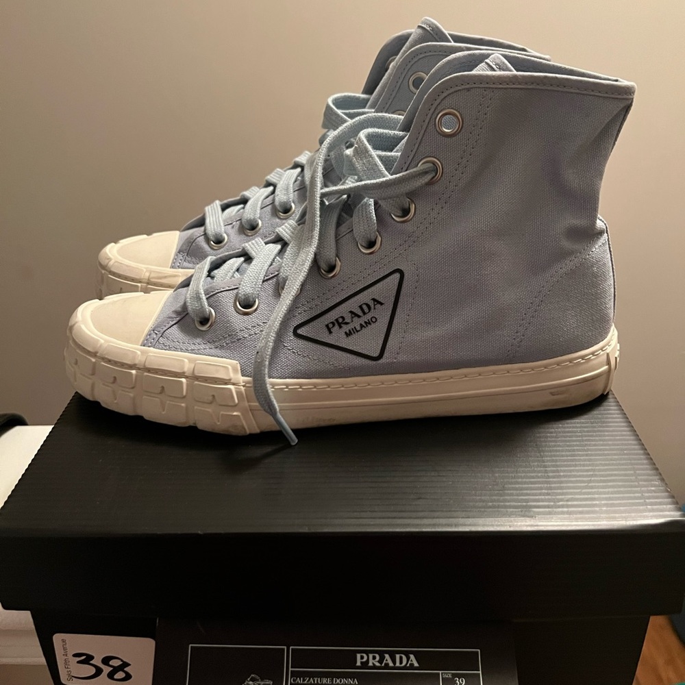 Prada hightop sneakers